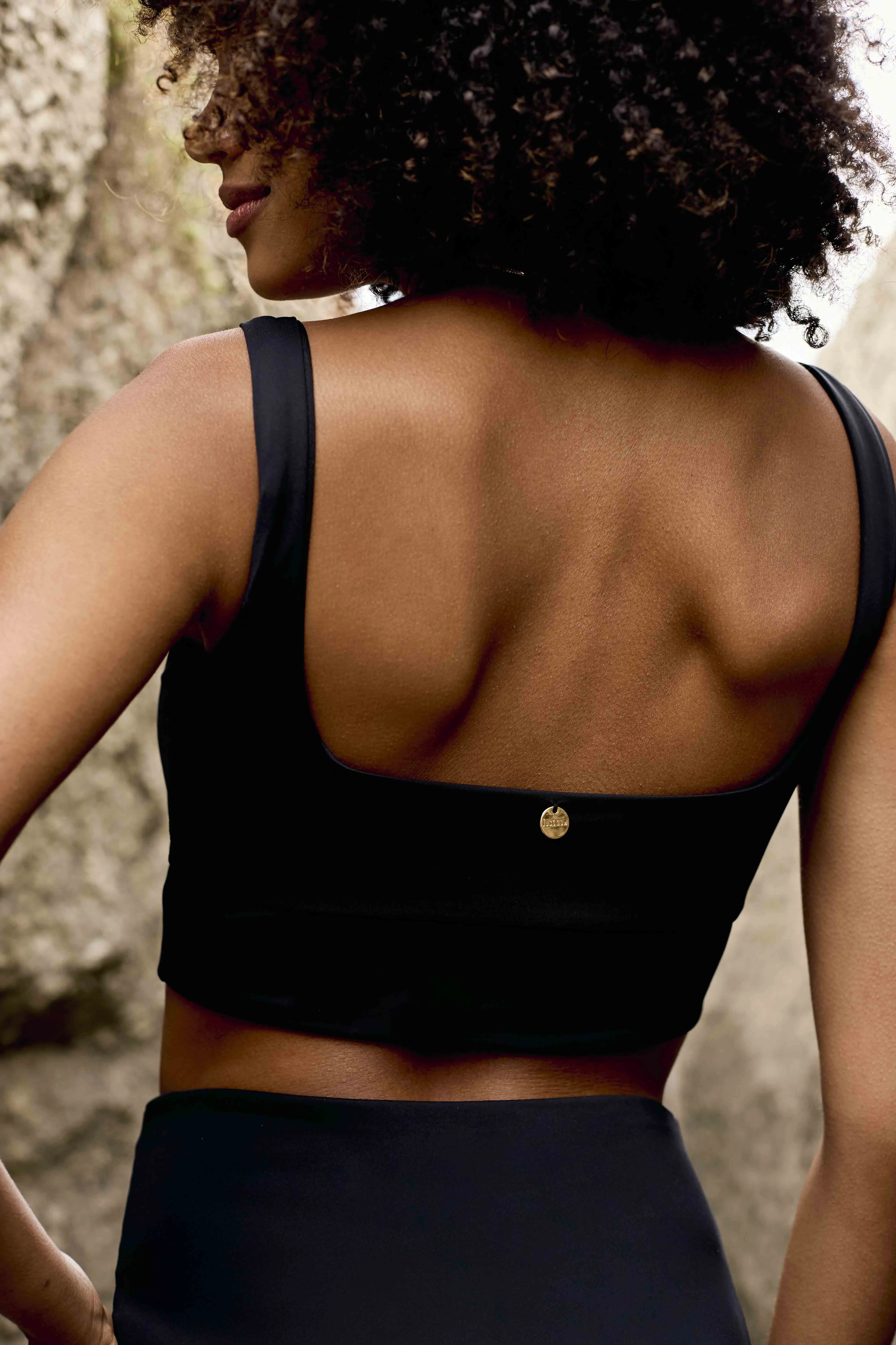 Square Bikini Top | Black