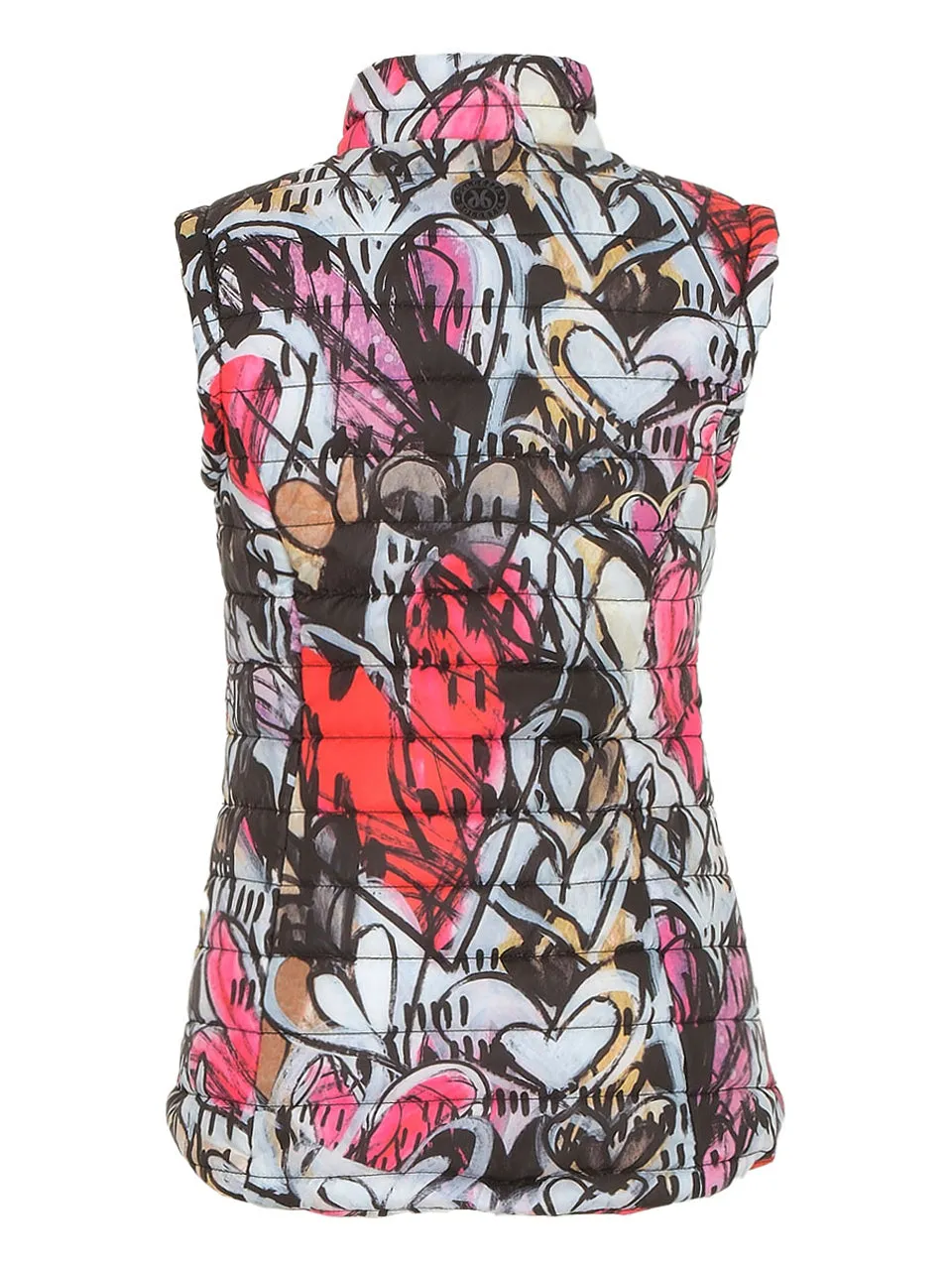 Watermelon Heart Print Gilet