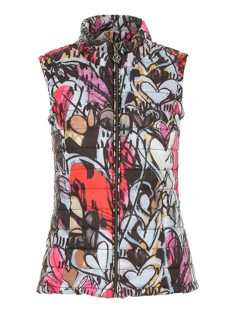 Watermelon Heart Print Gilet