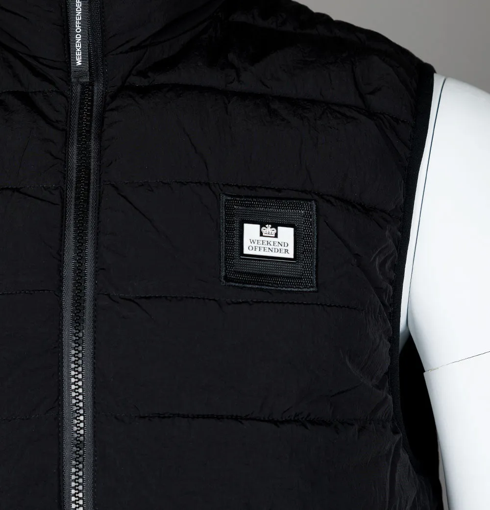 Weekend Offender Gacha Padded Gilet Black