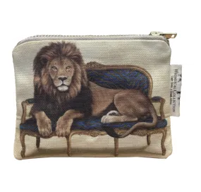 Wildlife At Leisure Hand-Made Coin Purse – Lion