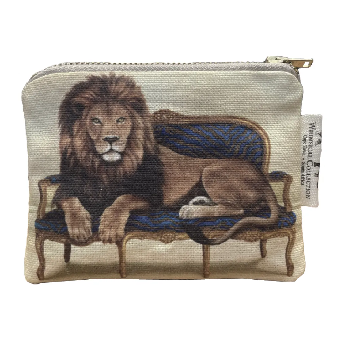 Wildlife At Leisure Hand-Made Coin Purse – Lion