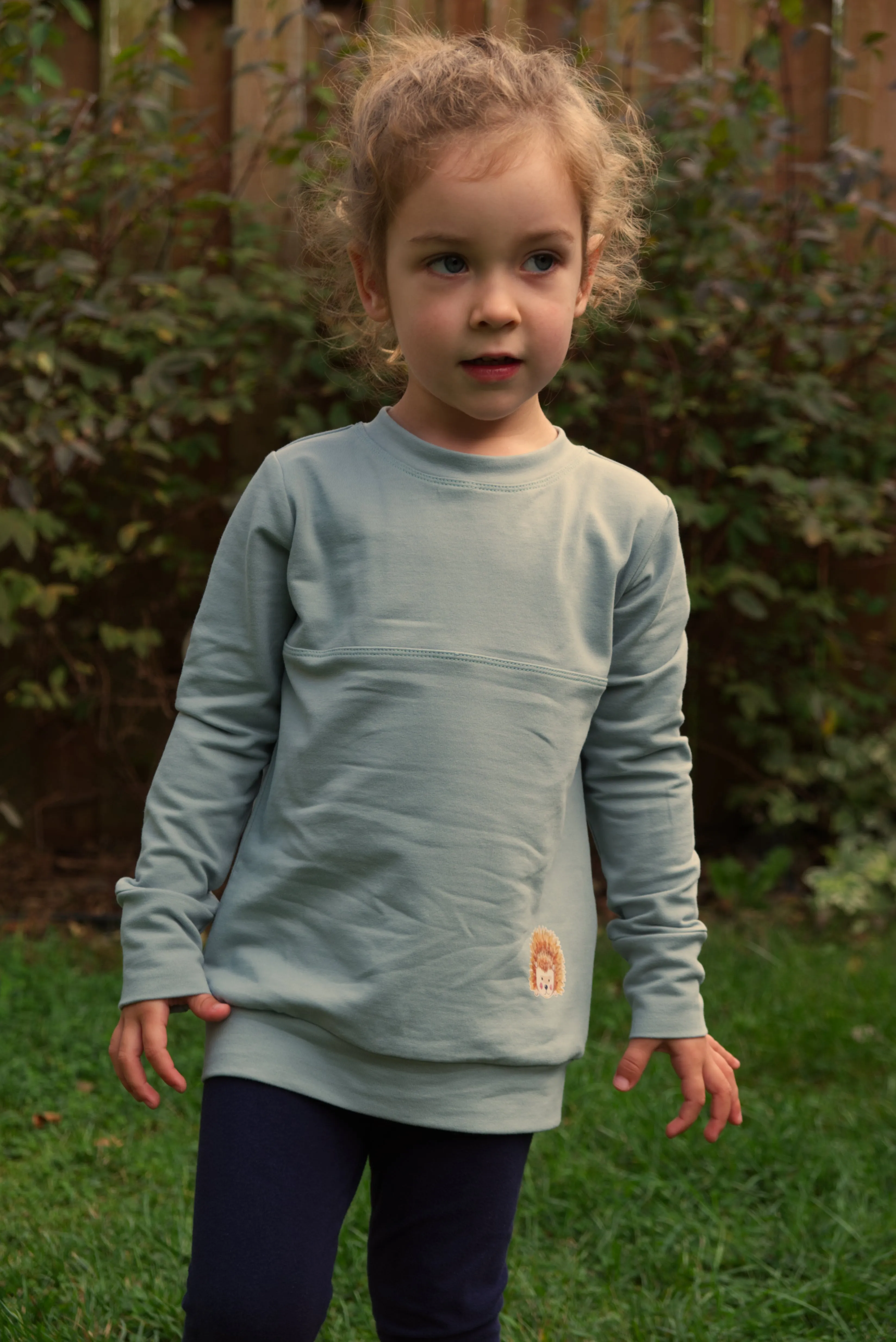 Youth Astoria Crewneck Sweater and Hoodie Digital Sewing Pattern Sizes NB-16Y