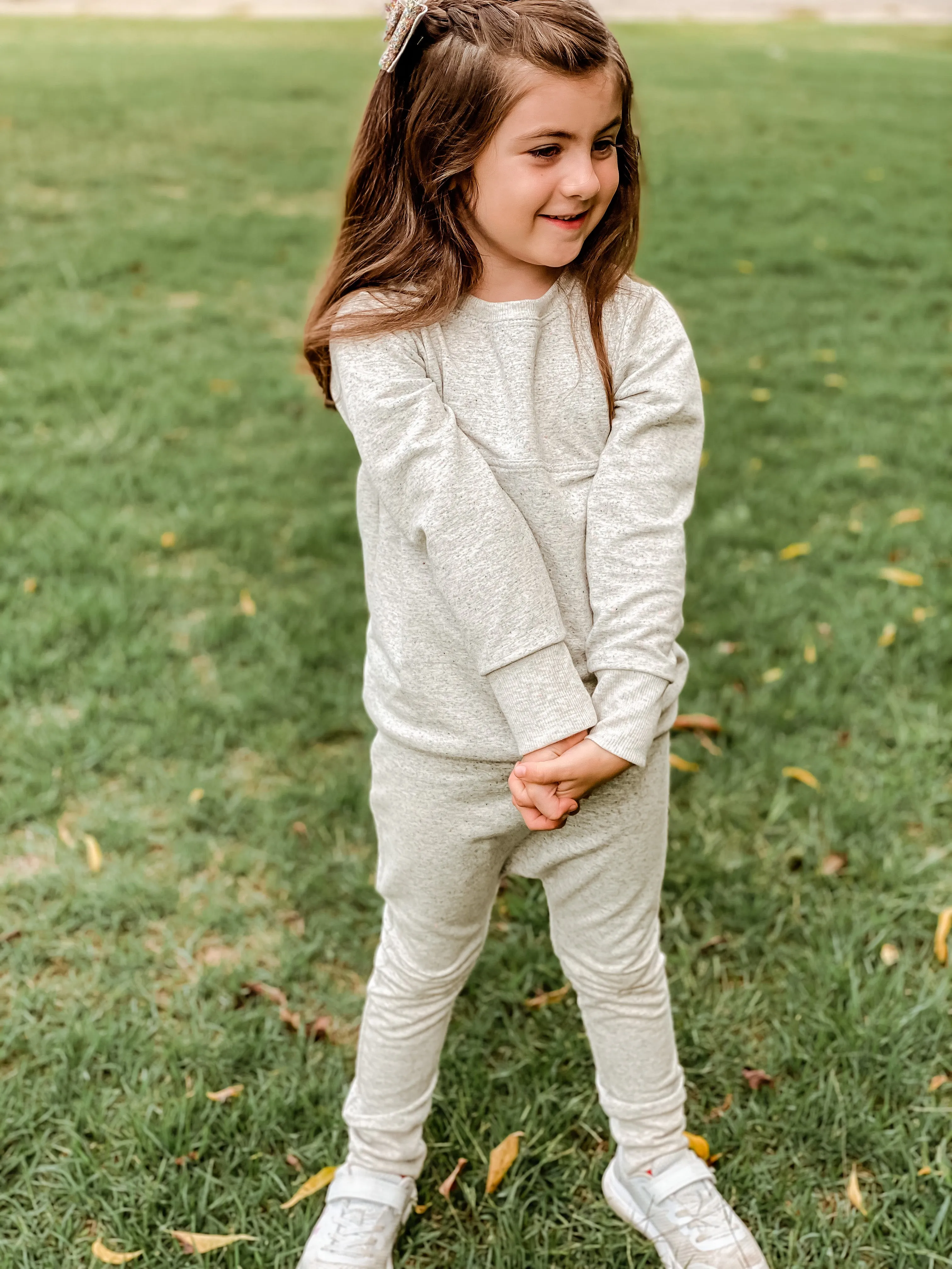 Youth Astoria Crewneck Sweater and Hoodie Digital Sewing Pattern Sizes NB-16Y